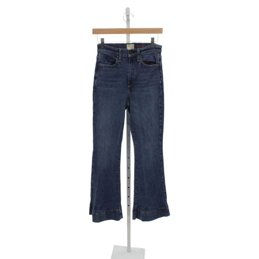AO.LA Women Flared Mid Rise Blue Cotton Jeans Size 27